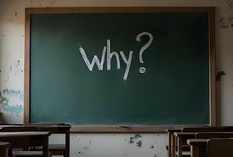なぜ？の文字