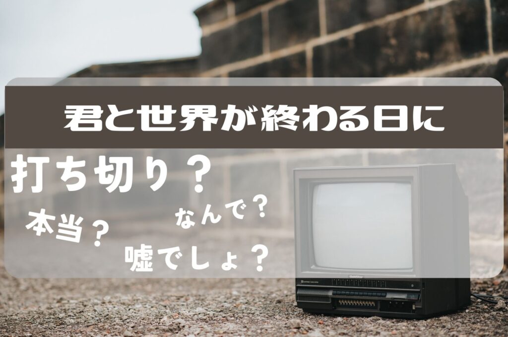 君と世界が終わる日に